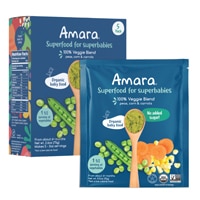Amara Organic Baby Superfood Veggie Blend Peas Corn Carrots