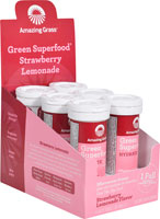 Amazing Grass Fizzy Green Hydration Tablets Strawberry Lemonade