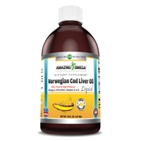 Amazing Nutrition Amazing Omega - Norwegian Cod Liver Oil Fresh Lemon