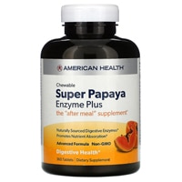 American Health Super Papaya Enzyme Plus Chewable