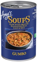 Amy's Organic Soup Gumbo with Black-Eyed Peas Kale & Rice