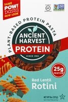 Ancient Harvest Gluten Free Red Lentil Rotini Plant-Based Protein Pasta