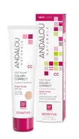 Andalou Naturals 1000 Roses CC Color + Correct SPF 30 Sheer Beige
