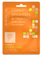 Andalou Naturals Brighten & Tighten Hydro Serum Facial Sheet Mask