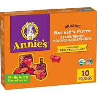 Annie's Homegrown Organic Bernie's Farm Fruit Snacks Strawberry Orange & Raspberry