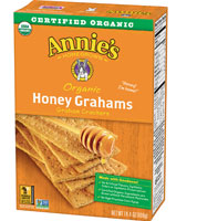 Annie's Homegrown Organic Honey Grahams Graham Crackers