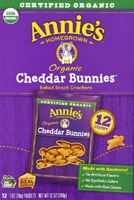 Annie's Organic Cheddar Bunnies Baked Snack Crackers Cheddar