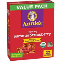 Annie's Organic Fruit Snacks Bunny Summer Strawberry