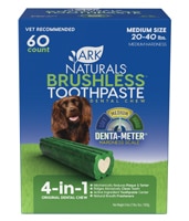 Ark Naturals Brushless Toothpaste Chewable Medium + Large Dogs 20-40 lbs