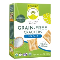 Artisan Tropic Crackers Organic Grain Free Sea Salt