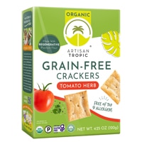 Artisan Tropic Crackers Organic Grain Free Tomato Herb