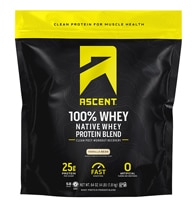 Ascent Native Fuel Whey Protein Powder - Informed Sport Certified Vanilla Bean