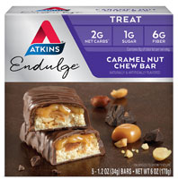 Atkins Endulge Bar Caramel Nut Chew