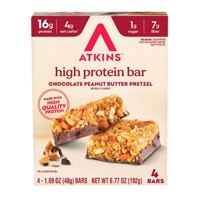 Atkins High Protein Bar Chocolate Peanut Butter Pretzel