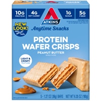 Atkins Snack Protein Wafer Crisps Peanut Butter