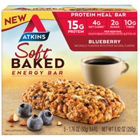 Atkins Soft Baked Energy Meal Bar Blueberry