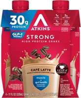 Atkins Strong High Protein Shake Cafe Latte