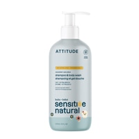 Attitude Baby Sensitive Natural 2 in 1 Shampoo & Body Wash Oatmeal Unscented