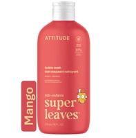 Attitude Kids Super Leaves Bubble Wash - Mango