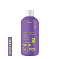 Attitude Kids Super Leaves Shampoo & Body Wash Vanilla & Pear