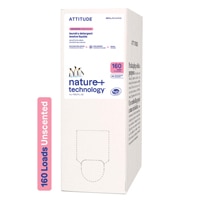 Attitude Liquid Laundry Detergent 2X Concentrated 160 Loads ECO Refill Unscented