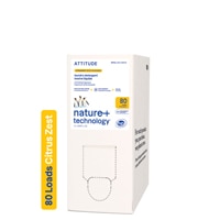 Attitude Liquid Laundry Detergent 2X Concentrated 80 Loads ECO Refill Citrus Zest