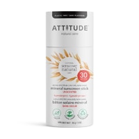 Attitude Mineral Sunscreen Stick Oatmeal for Sensitive Skin SPF 30 - Unscented