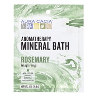 Aura Cacia Aromatherapy Mineral Bath Inspiring Rosemary