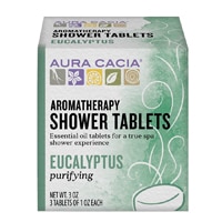 Aura Cacia Aromatherapy Shower Tablets Purifying Eucalyptus