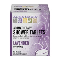 Aura Cacia Aromatherapy Shower Tablets Relaxing Lavender