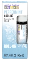 Aura Cacia Essential Oil Blend Cooling Roll-On Peppermint