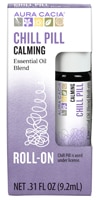 Aura Cacia Essential Oil Blend Relaxing Roll-On Chill Pill