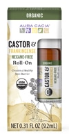 Aura Cacia Essential Oil Blend Roll-On - Castor Oil & Frankincense