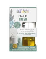 Aura Cacia Essential Oil Plug-In Warmer + Refill Fresh