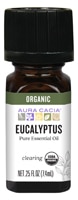 Aura Cacia Organic Pure Aromatherapy Oil Eucalyptus