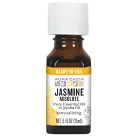 Aura Cacia Pure Essential Oil Jasmine Absolute in Jojoba Oil