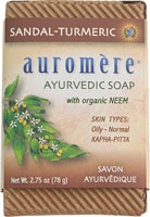 Auromere Ayurvedic Bar Soap Sandalwood-Turmeric