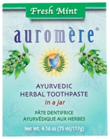 Auromere Ayurvedic Herbal Toothpaste in a Jar Fresh Mint