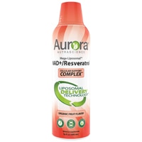 Aurora NutraScience Mega-Liposomal NAD+ Resveratrol Organic Fruit