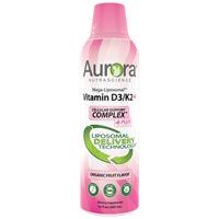 Aurora NutraScience Mega-Liposomal Vitamin D3+ Organic Fruit