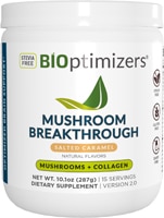 BIOptimizers Mushroom Breakthrough - Mushrooms + Collagen Powder Salted Caramel