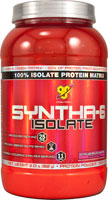 BSN Syntha-6 Isolate Whey Protein Powder Strawberry Milkshake