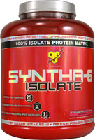 BSN Syntha-6 Isolate Whey Protein Powder Strawberry Milkshake