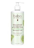Babo Botanicals Shampoo & Wash Swim & Sport Citrus Mint & Passion Fruit