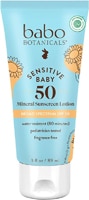 Babo Botanicals Sunscreen Lotion Mineral SPF 50 Sensitive Baby Fragrance Free