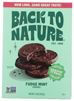 Back To Nature Cookies Fudge Mint