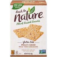 Back To Nature Gluten Free Thin Rice Crackers Multi-Seed