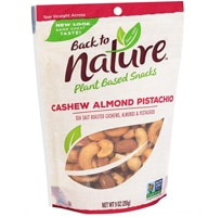 Back To Nature Non-GMO Cashew Almond Pistachio Mix Sea Salt