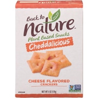 Back To Nature Plant Based Crackers Cheddar Cheese