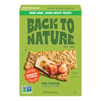 Back To Nature Seeded Flatbread Crackers Multigrain Flax